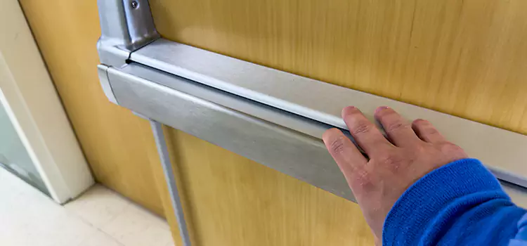 Installing a Push Bar on a Door Indianapolis